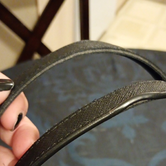 Kate Spade Classic Black Leather Tote - Picture 11 of 12